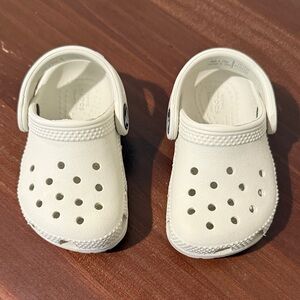 Kids White Clogs